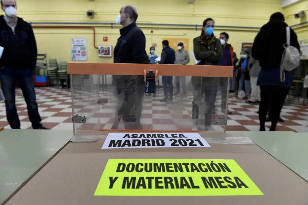 Elecciones en Madrid, en imágenes.