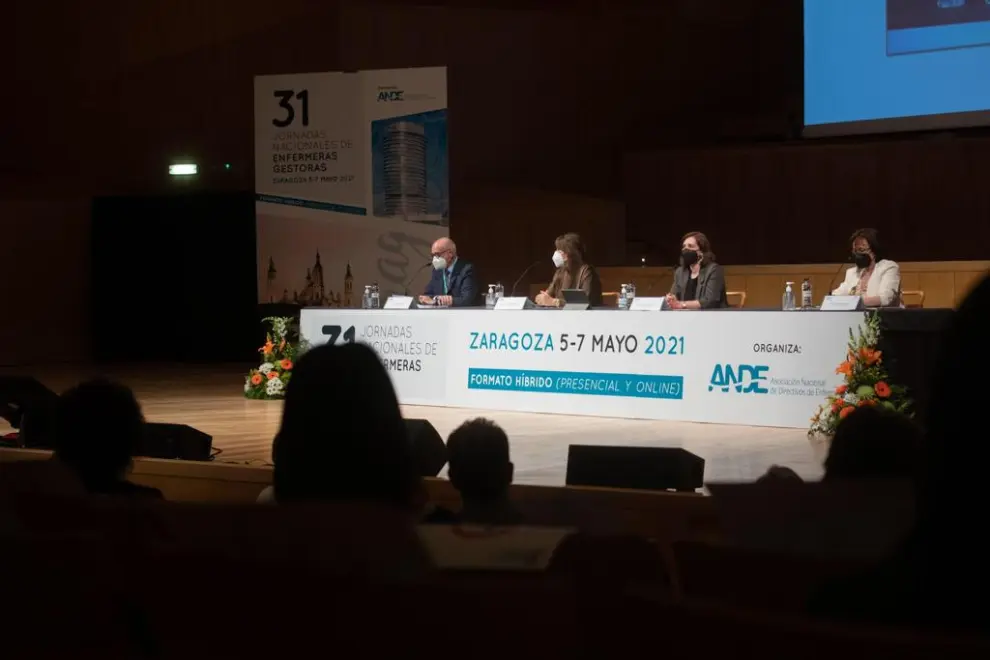 Congreso de Enfermeras Gestoras en el Auditorio de Zaragoza.