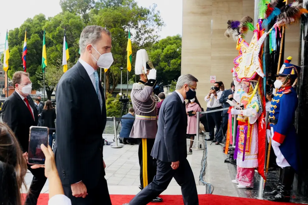 Felipe VI asiste a la toma de posesión de Guillermo Lasso como presidente de Ecuador