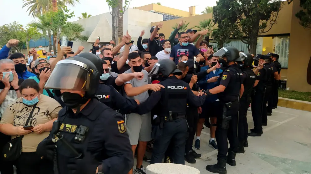 Incidentes en Ceuta.