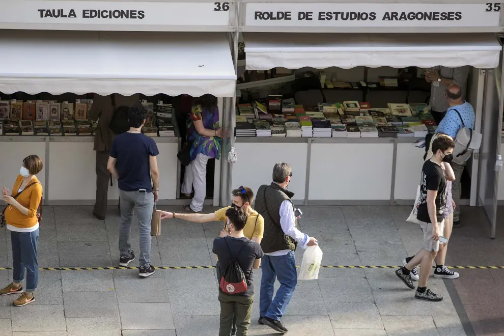 Inauguración de la nueva edición de la Feria del Libro de Zaragoza.
