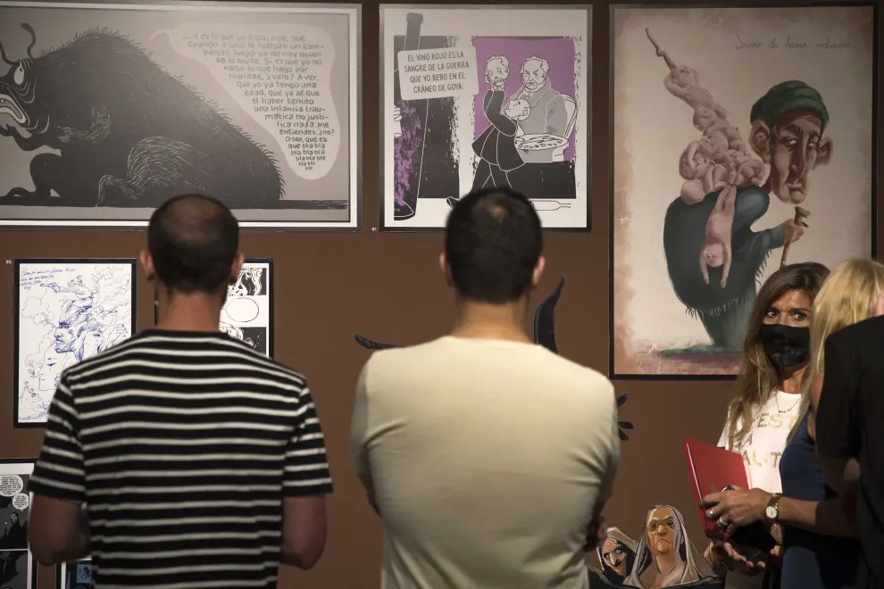Exposición sobre el cómic y Goya en Zaragoza