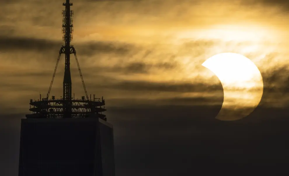 Partial Solar Eclipse in New York