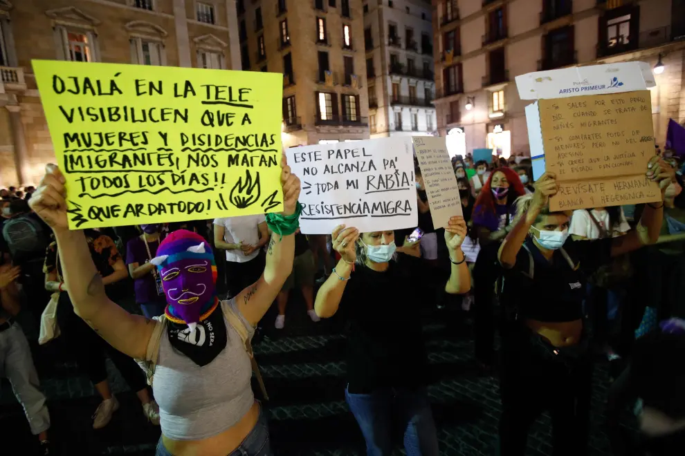 Concentraciones en diferentes ciudades de España contra la violencia machista