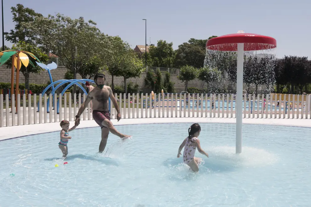 Apertura de piscinas municipales en Zaragoza