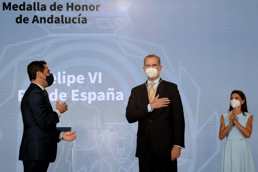 El Rey recibe la Medalla de Honor de Andalucía