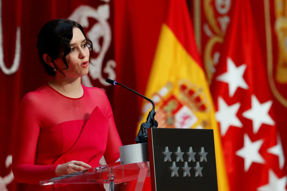 Investidura de la presidenta de la Comunidad de Madrid, Isabel Díaz Ayuso