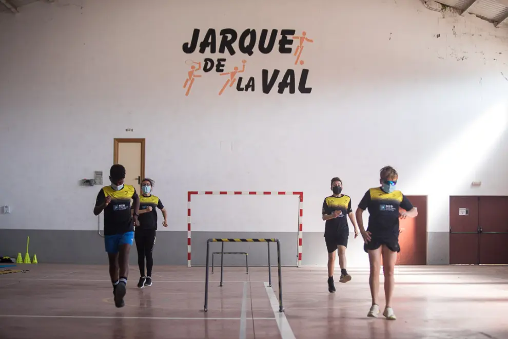 Entrenamiento del Club de Atletismo La Val