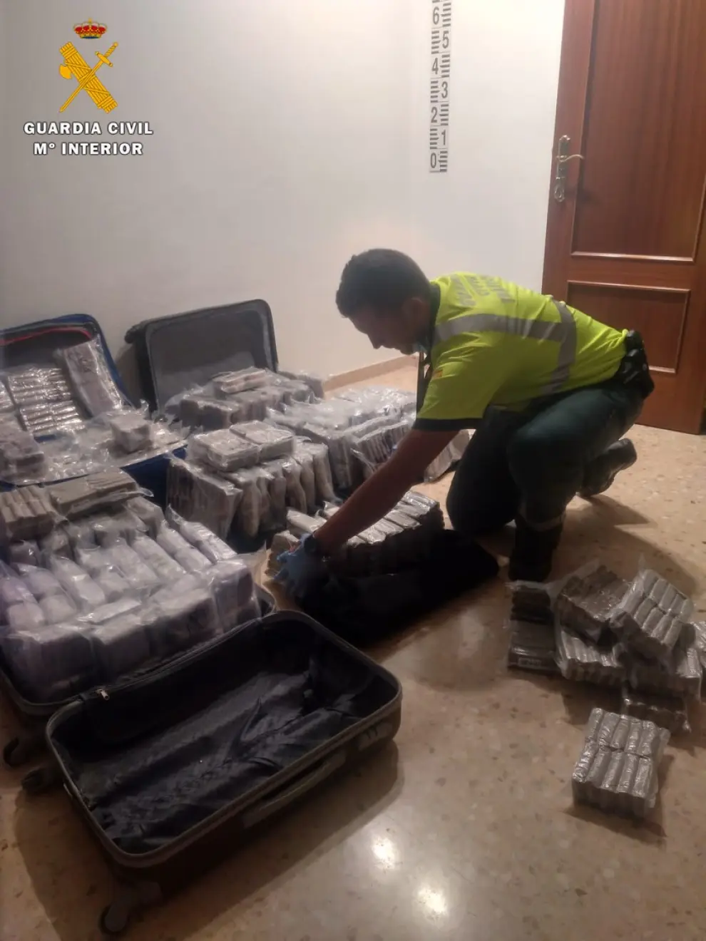Intervienen más de 300 kilos de droga en Tarazona y El Frasno.