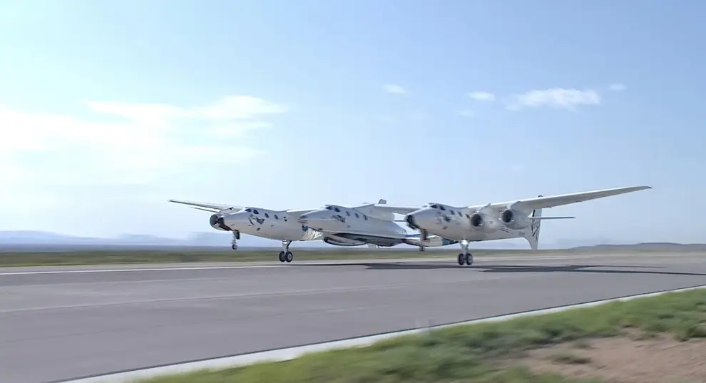 Virgin Galactic launches SpaceShip Two Unity 22