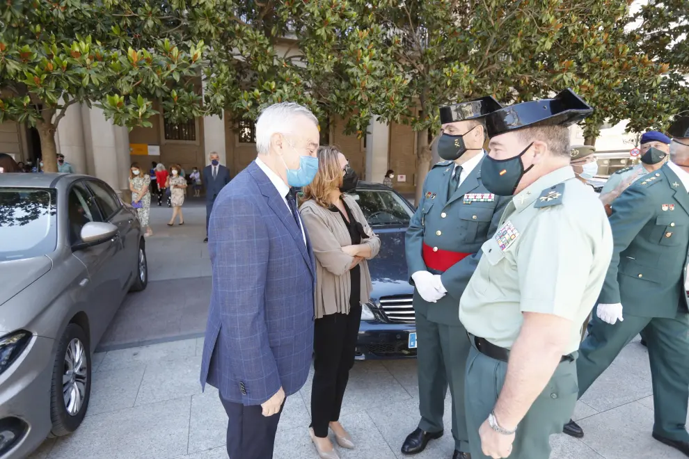 Toma de posesión del nuevo jefe de zona de la Guardia Civil en Aragón