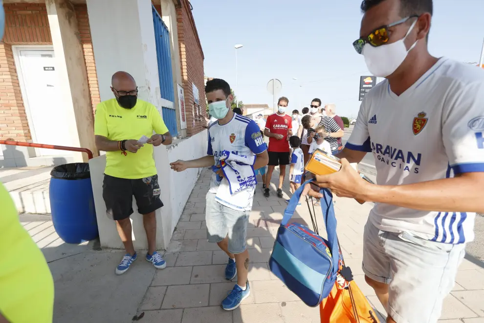 El Real Zaragoza, en su primer amistoso de pretemporada en Calahorra