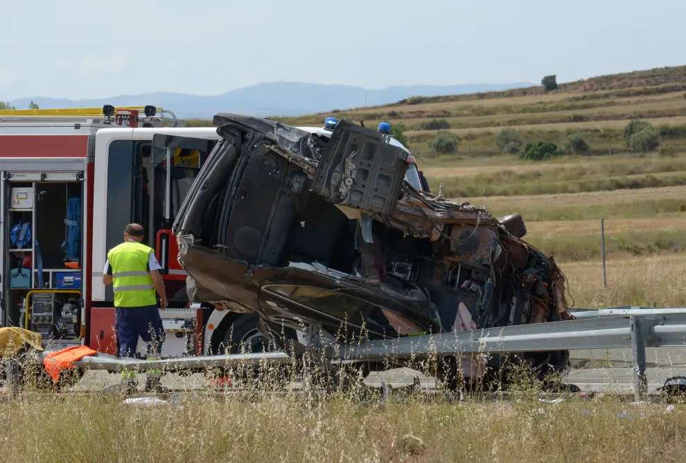 Accidente de tráfico con al menos un herido grave en la A-23, a su paso por Teruel.