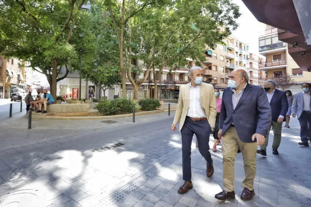 El alcalde de Zaragoza visita Calatayud
