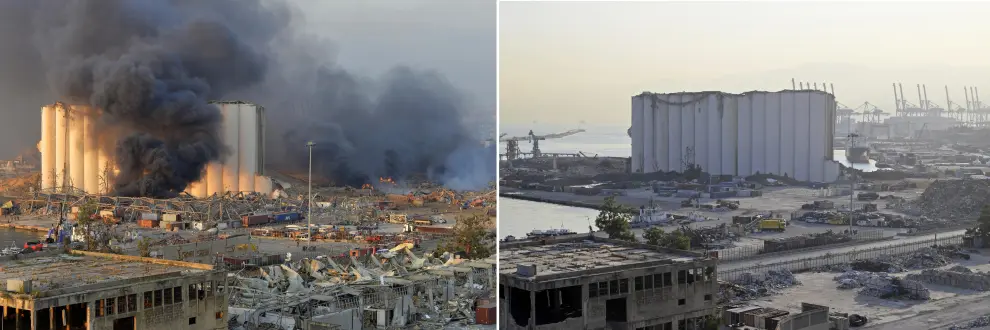 Así está Beirut un año después de la gran explosión