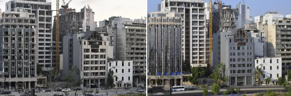 Así está Beirut un año después de la gran explosión
