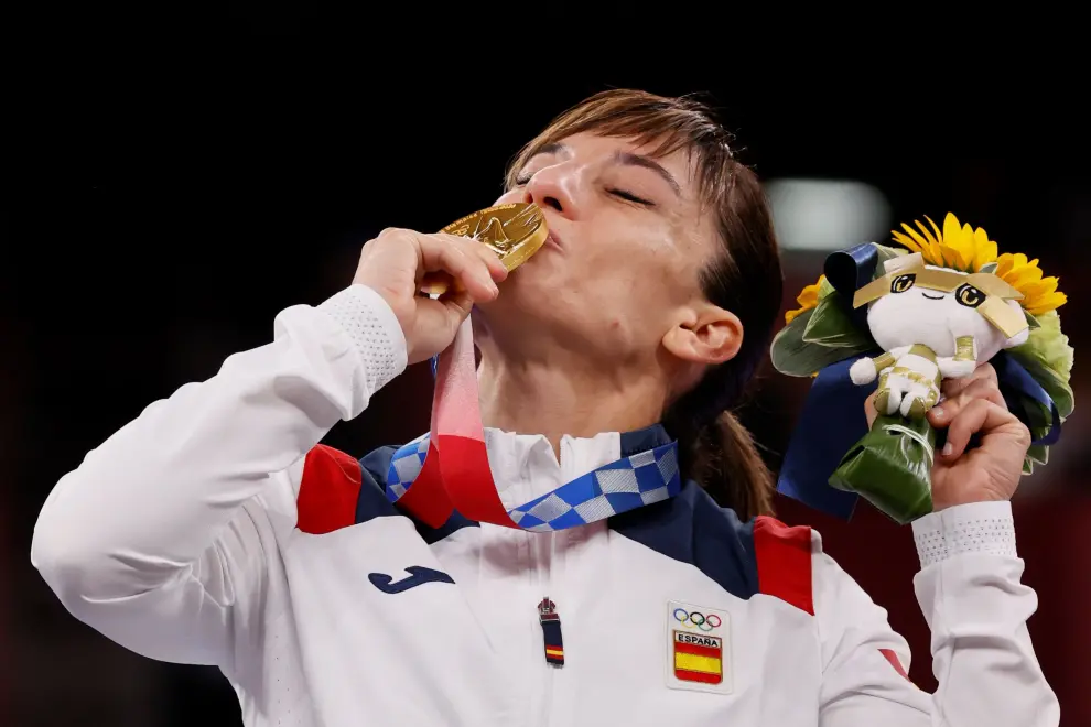 Sandra Sánchez, oro olímpico en kata en los Juegos de Tokio 2020