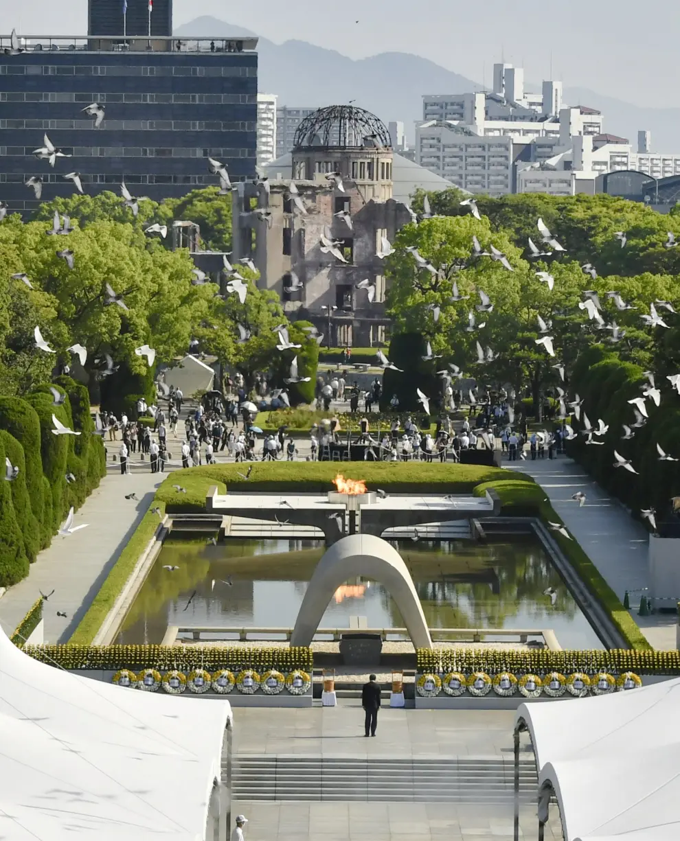 Homenaje en Hiroshima a los fallecidos por la bomba atómica