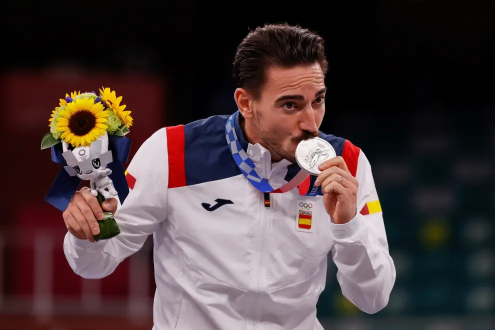 Damián Quintero, plata en kata en los Juegos Olímpicos de Tokio 2020