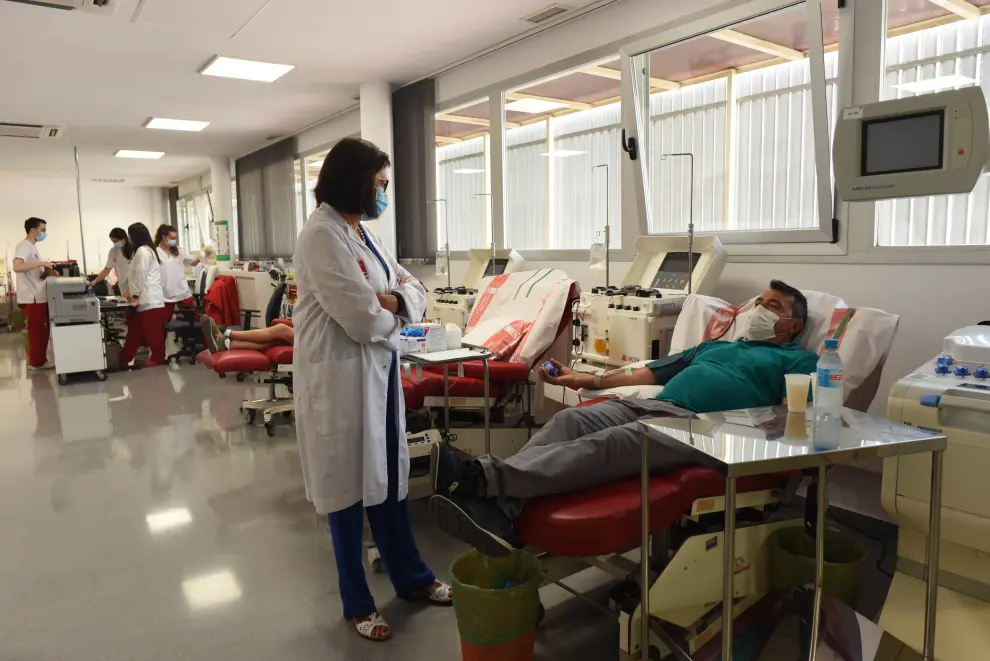 Donaciones en el Banco de Sangre y Tejidos de Aragón
