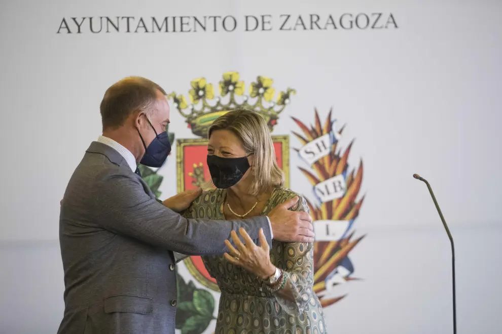 El Real Zaragoza, en el Pilar y en el Ayuntamiento