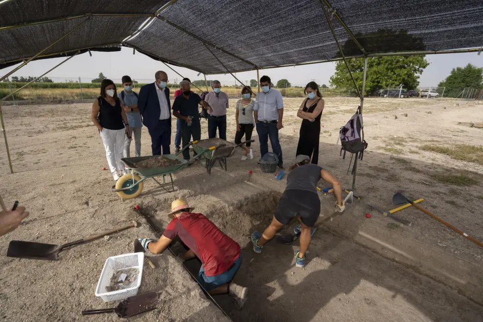 Los mosaicos de La Caridad en Caminreal se destapan tras 10 años