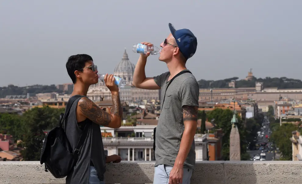 Hot day in Rome
