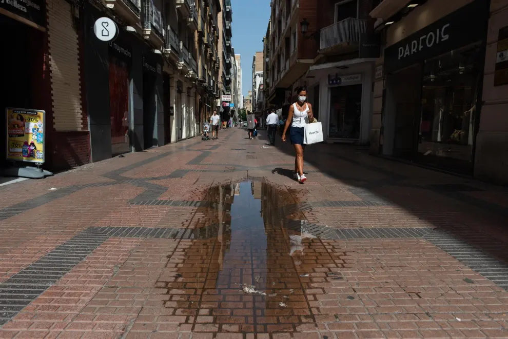 La calle de San Miguel de Zaragoza.