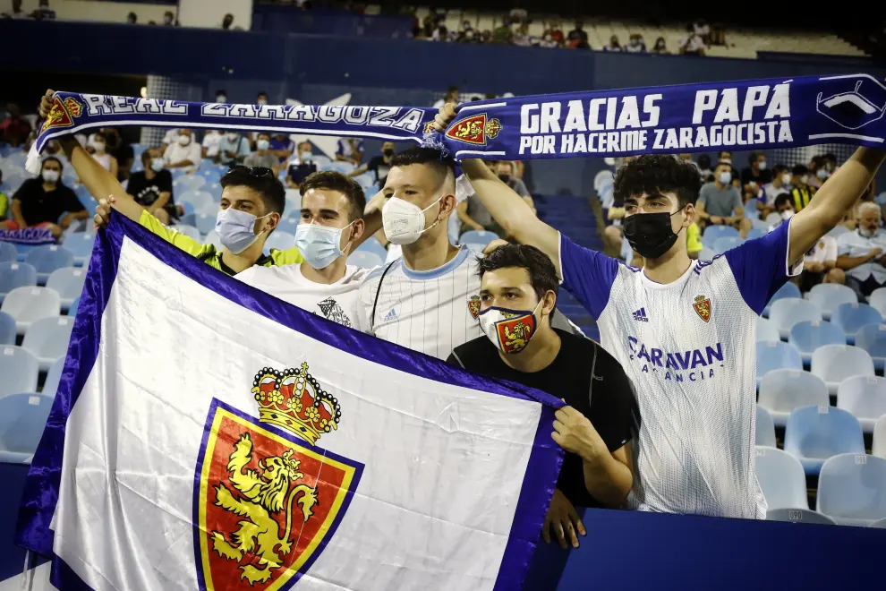 Foto del partido Real Zaragoza-Ibiza, primera jornada de Segunda División, en La Romareda