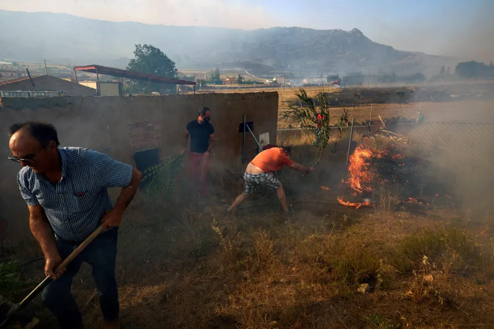 Incendio en Navalacruz (Ávila).