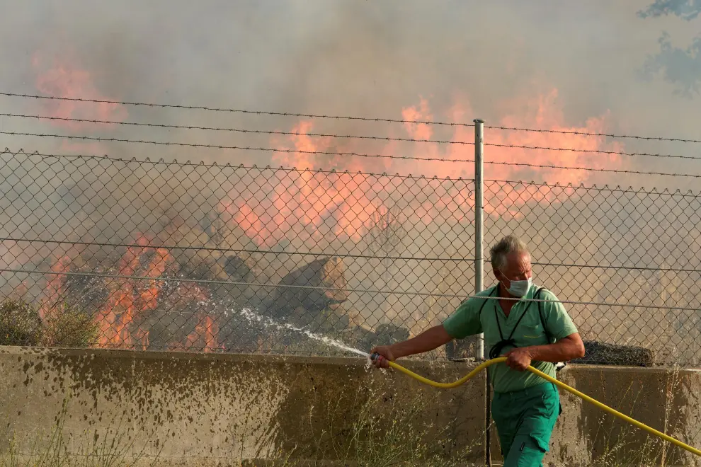 Incendio en Navalacruz (Ávila).