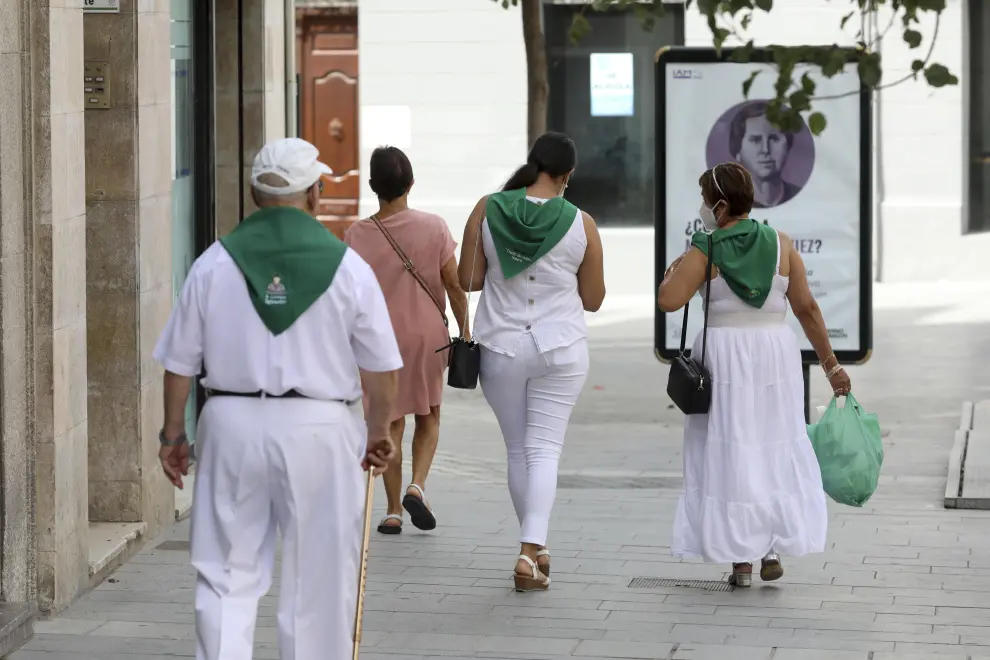 Los oscenses han mantenido el espíritu laurentino hasta el último día de las 'No Fiestas de San Lorenzo', e 15 de agosto.