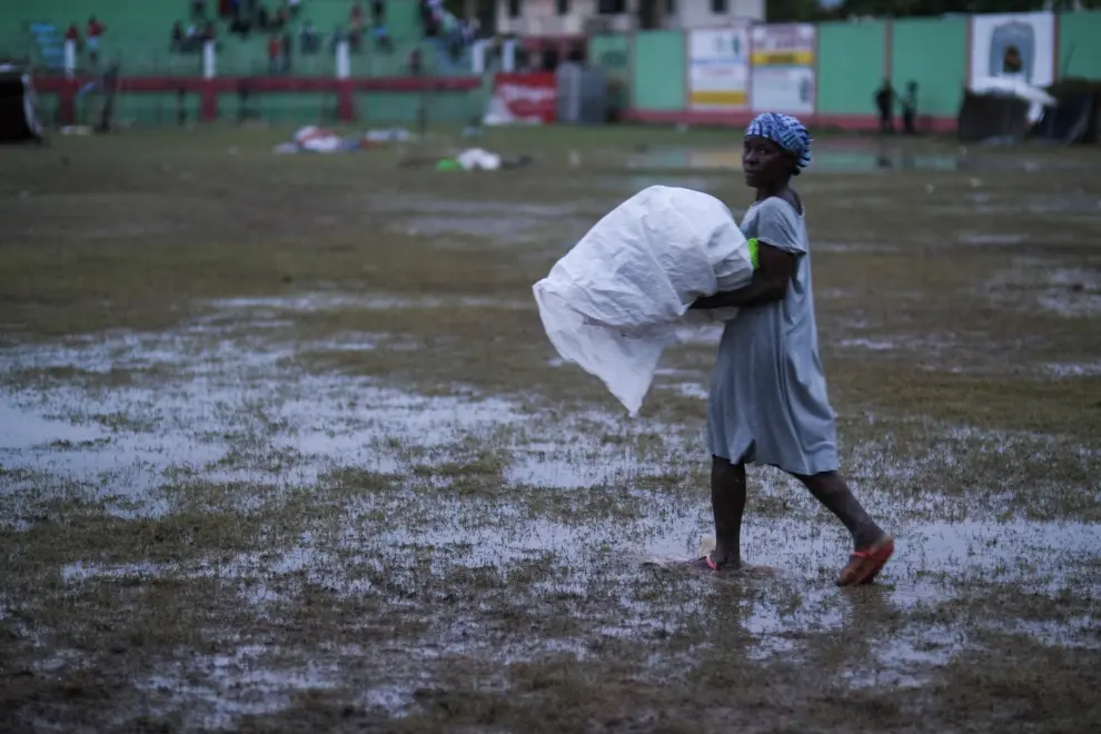 Tras el terremoto, llega a Haití la tormenta tropical Grace
