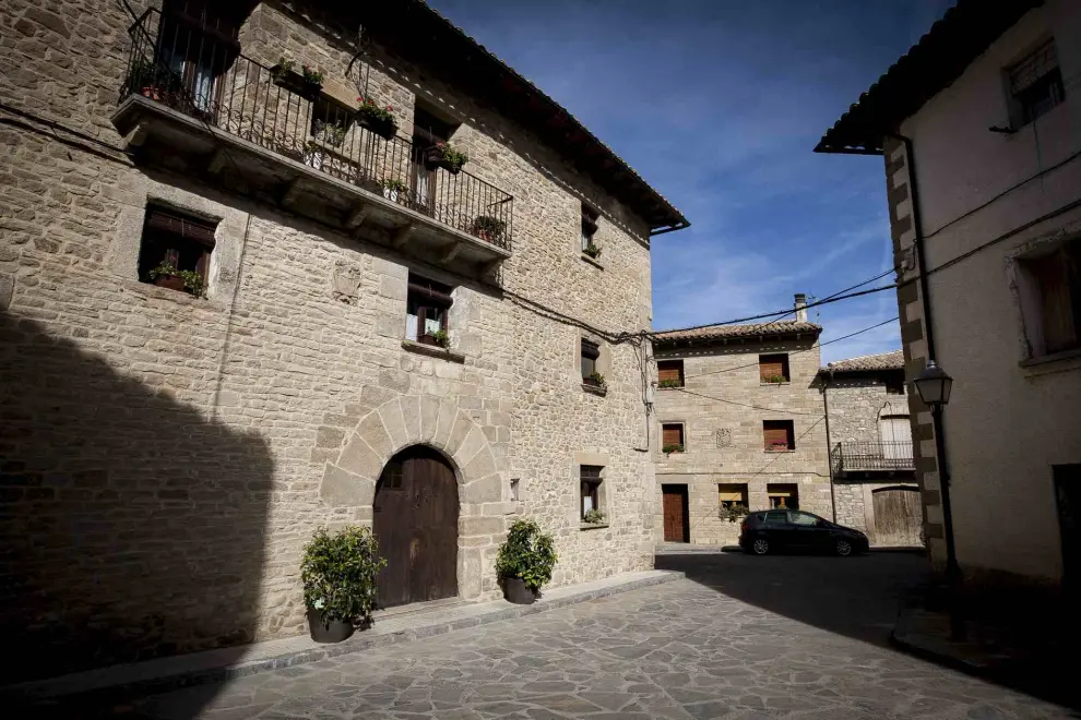 Vistas de Bailo, pueblo de Huesca