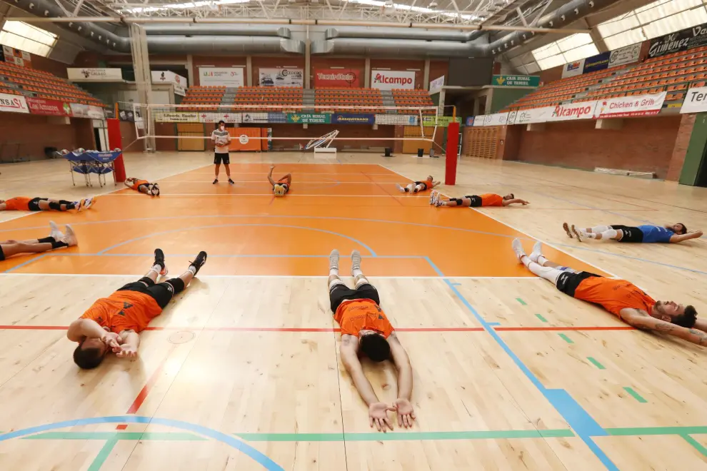 Inicio de la pretemporada del Club Voleibol Teruel.