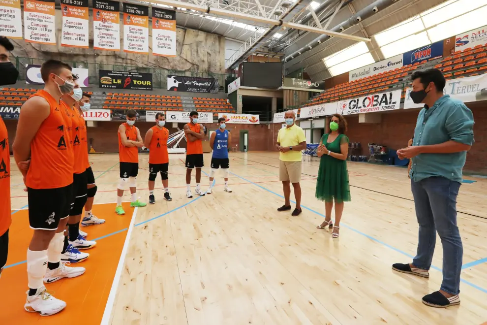 Inicio de la pretemporada del Club Voleibol Teruel.