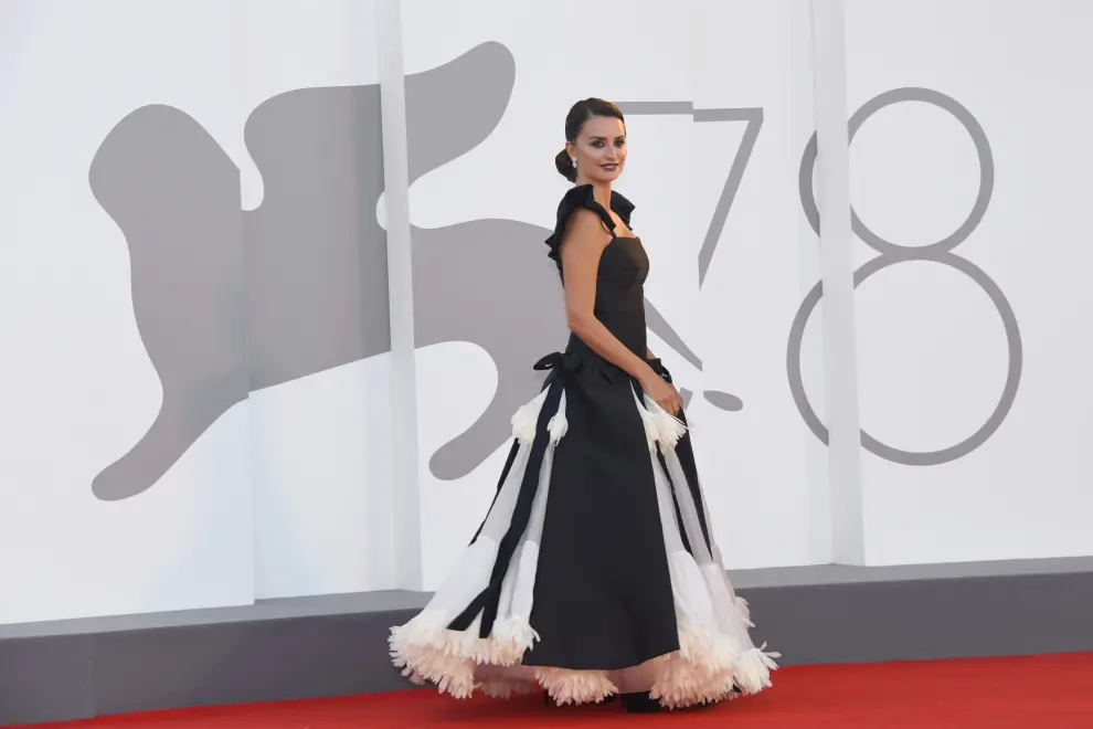 La actriz española Penélope Cruz este miércoles en el Festival de Venecia.