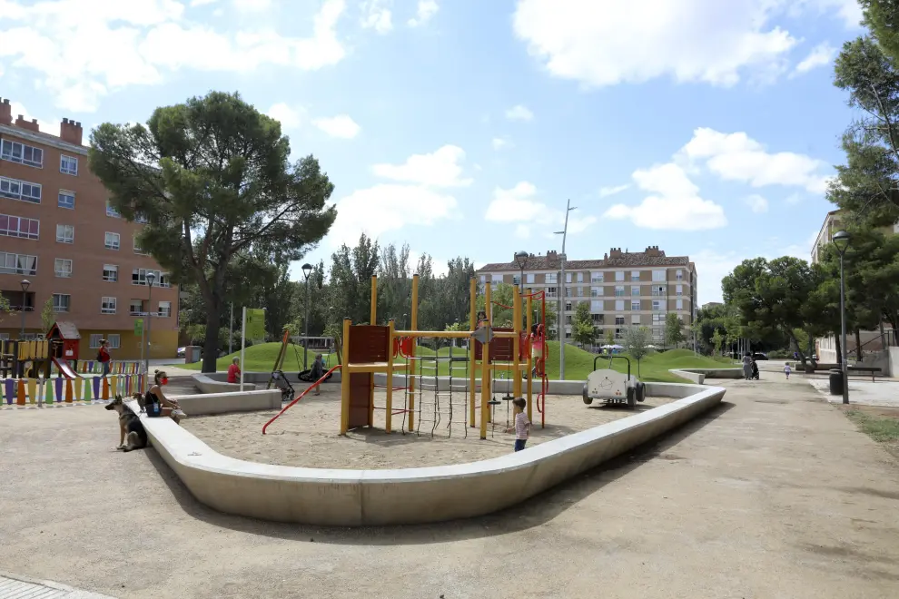 La zona infantil del parque también ha sufrido cambios.