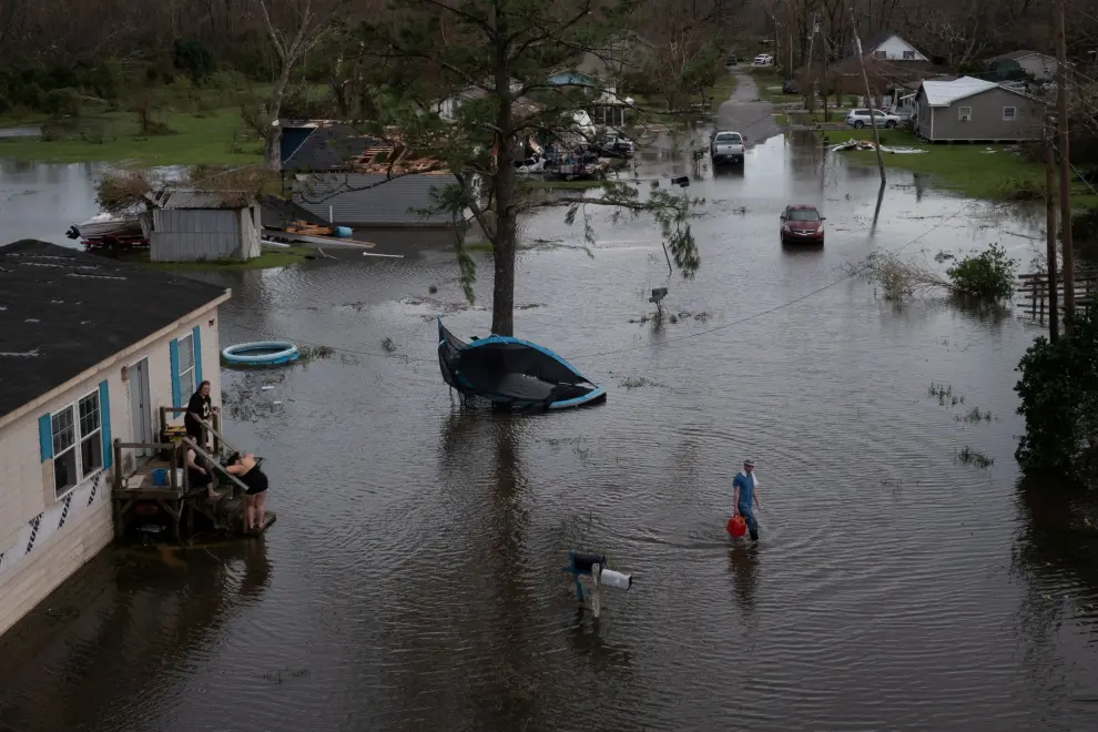 FILE PHOTO: Aftermath of Hurricane Ida in Louisiana
