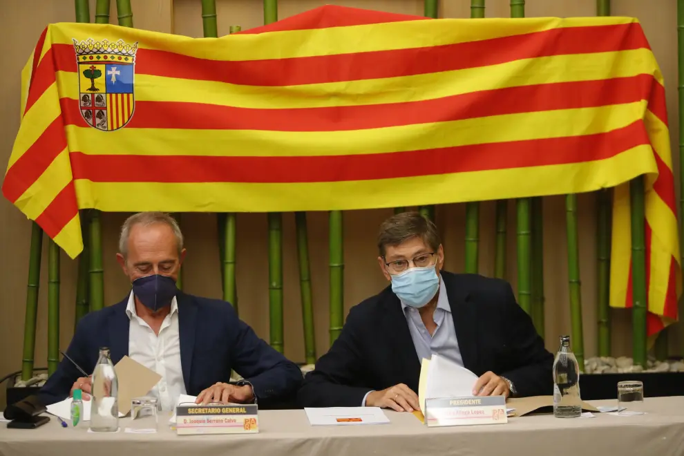 Comisión Ejecutiva del Partido Aragonés (PAR), con Arturo Aliaga al frente