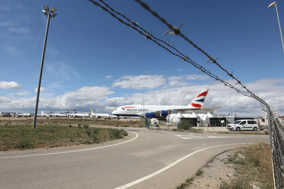 Primer despegue del Airbus A380 del Aeropuerto de Teruel