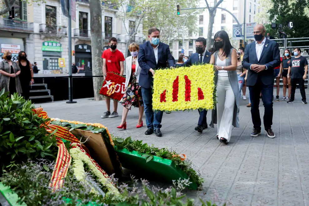Celebraciones con motivo de la Diada en Cataluña.