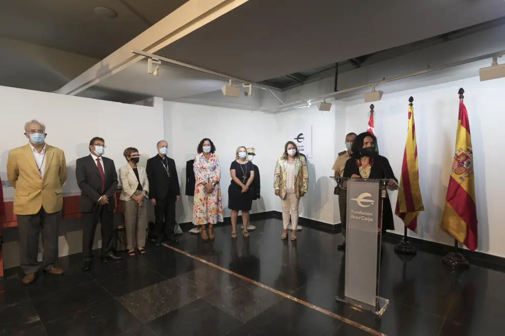 La inauguración de la exposición en honor al médico militar Fidel Pagés.