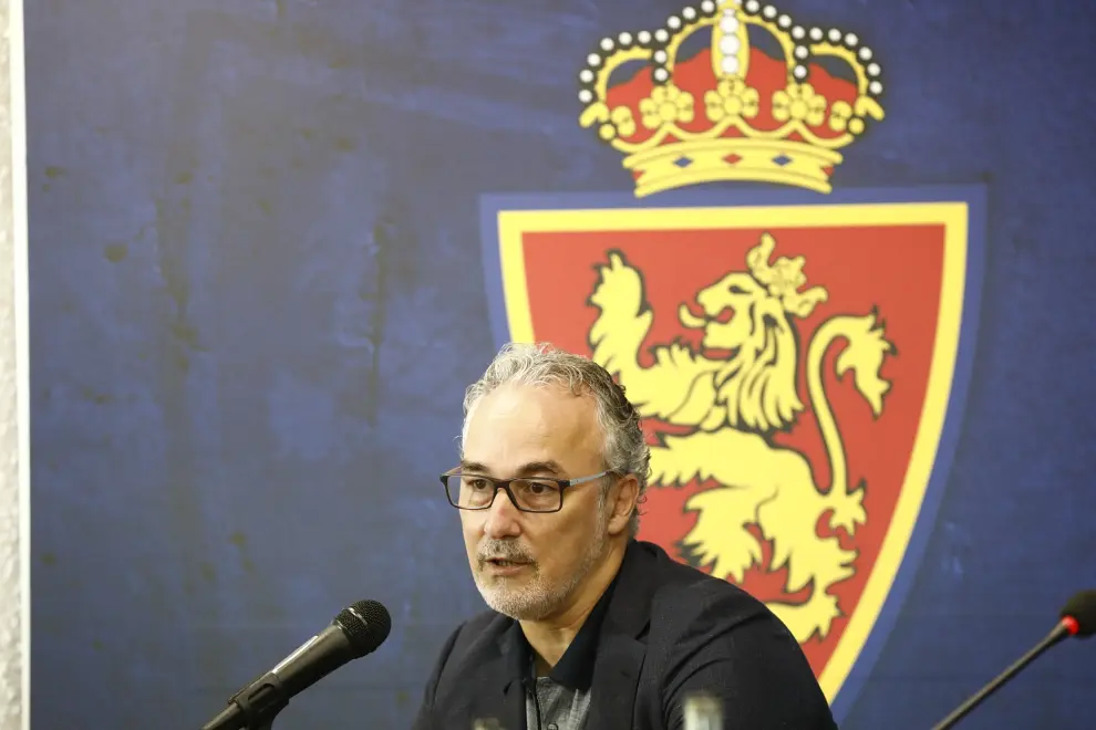 Presentación de César Yánis como nueva incorporación al Real Zaragoza