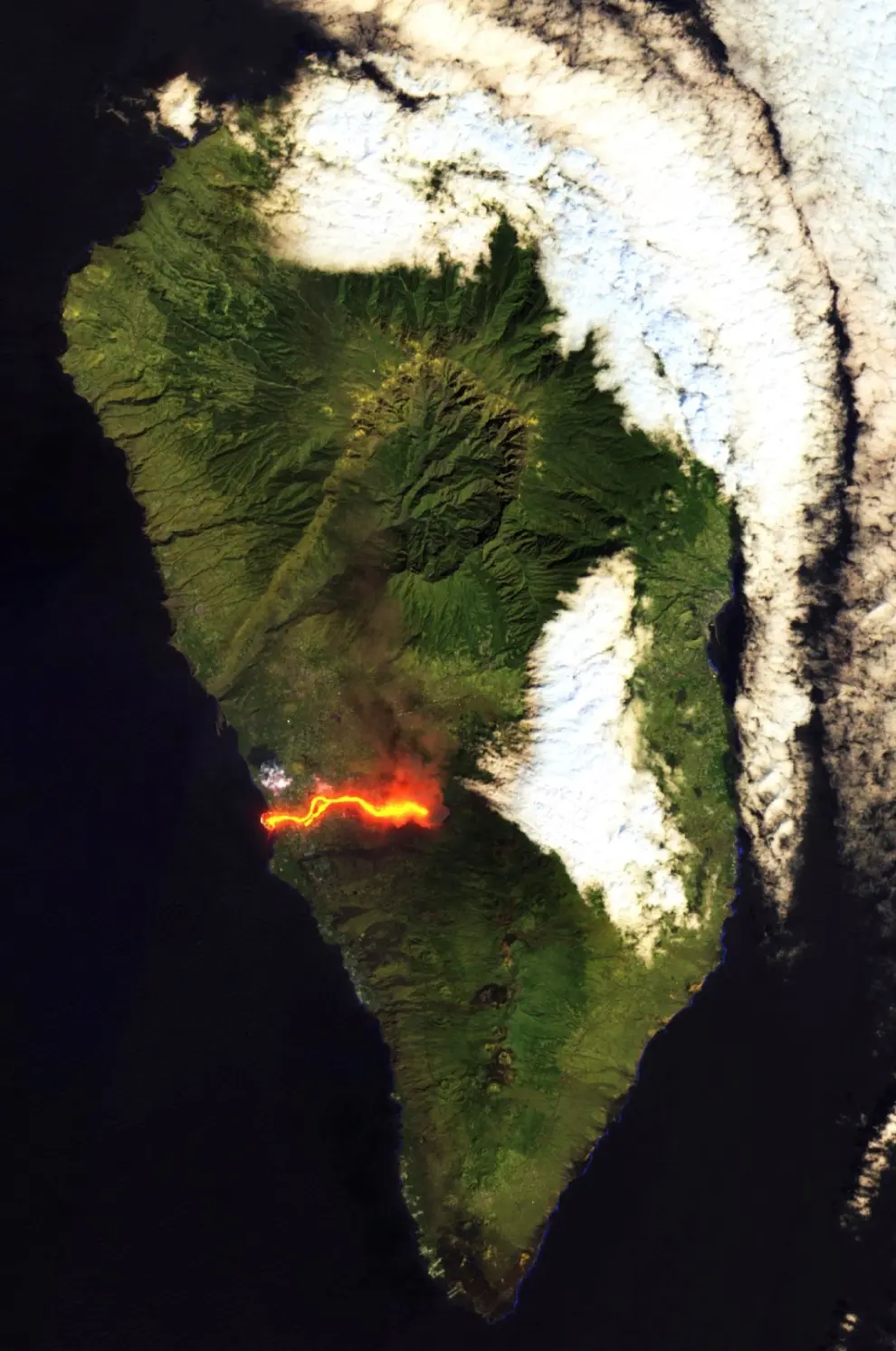 Aumentan emisiones dióxido de azufre en La Palma que no ponen en riesgo salud