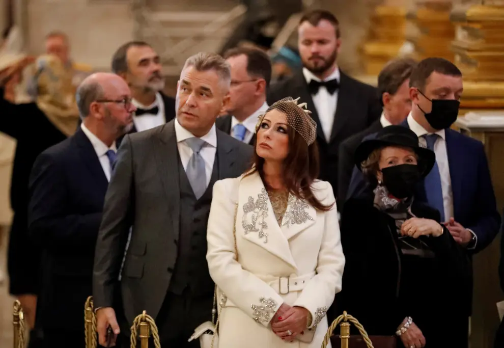 Boda del gran duque Jorge de Rusia y la italiana Rebecca Bettarini. RUSSIA ROMANOV WEDDING