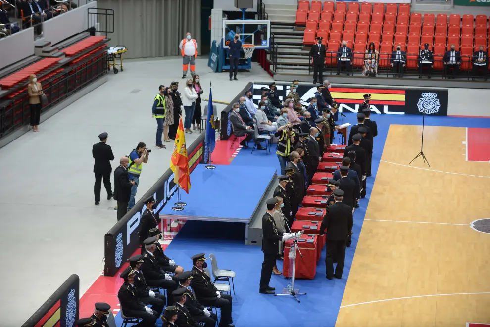 La Policía Nacional celebra su festividad en el Príncipe Felipe de Zaragoza