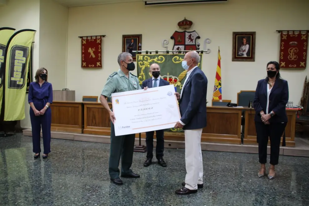 Reto solidario de la Guardia Civil en favor de la Fundación Agustina de Aragón
