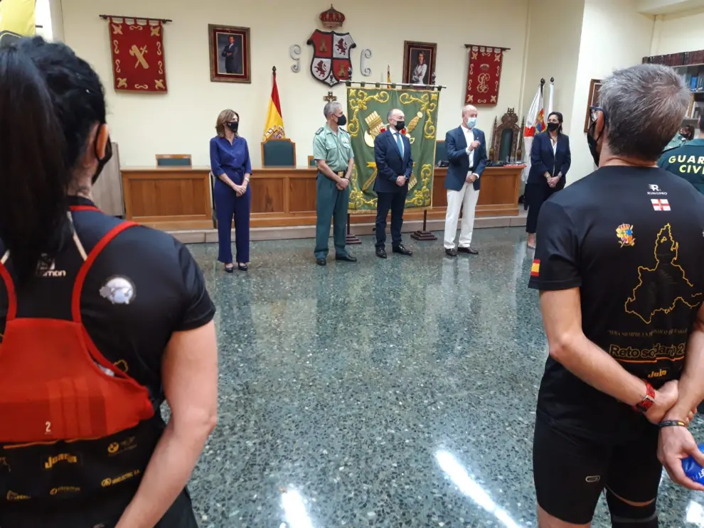 Reto solidario de la Guardia Civil en favor de la Fundación Agustina de Aragón
