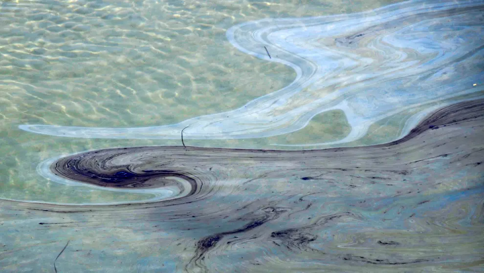 Oil spill off the coast of California has come ashore in Huntington beach